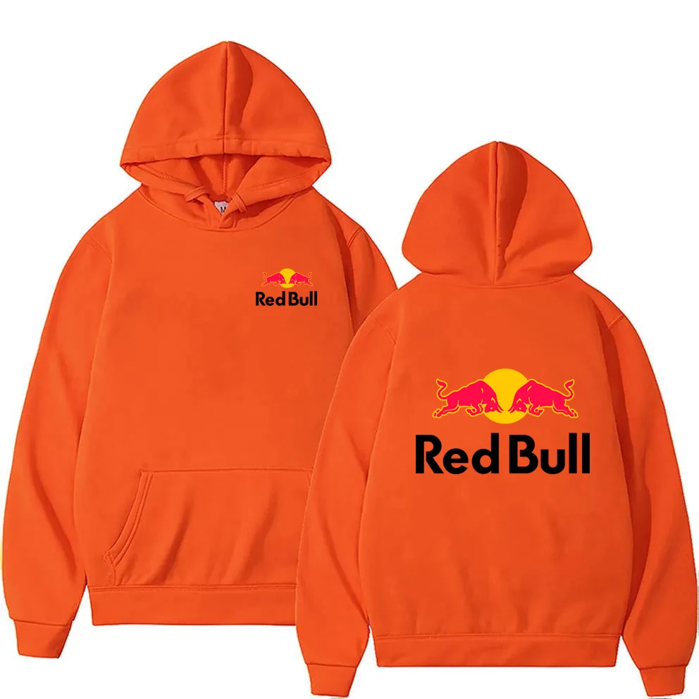 الثور الأحمر شعار الرجال الربيع والخريف هوديس جديد المرأة عارضة الأزياء السترة زوجين الشارع بلوزات #3