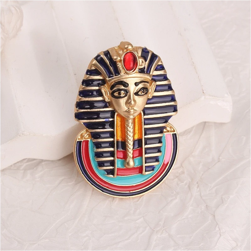 Broche pharaon égyptien plaqué - Women'S Egyptian Accessories avis et prix