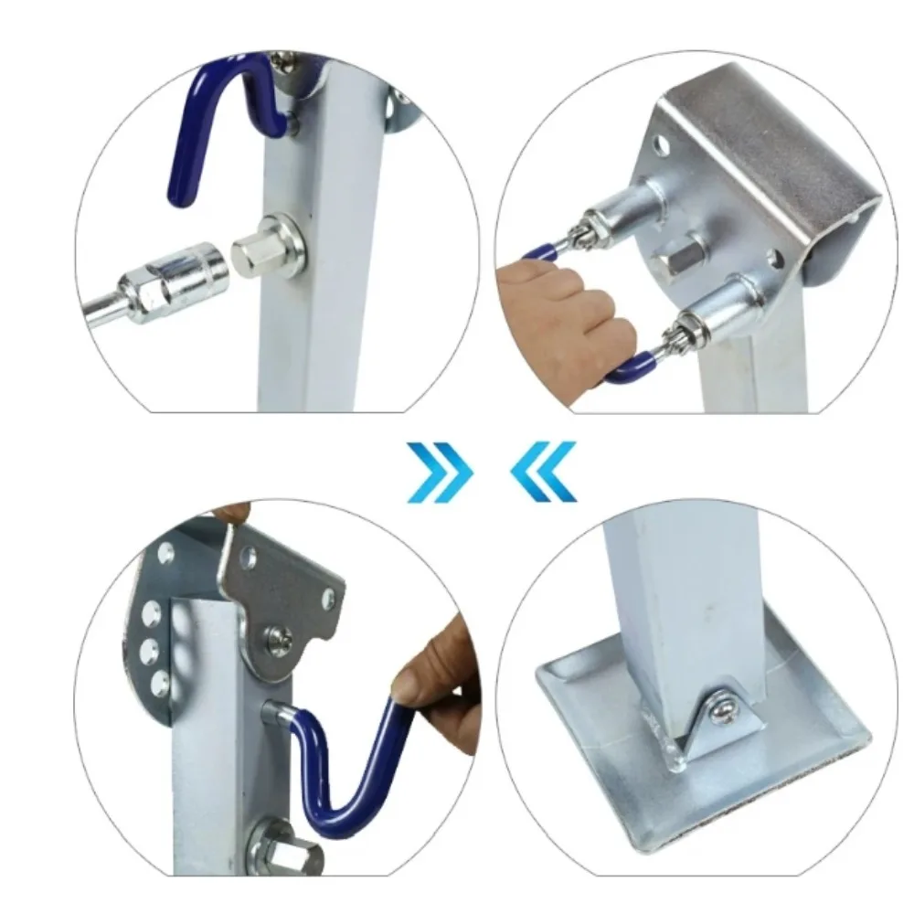 Trailer Stabilser Legs With a Handle Caravan Parking Corner Steady Camping RV support Stands Parts Accessories