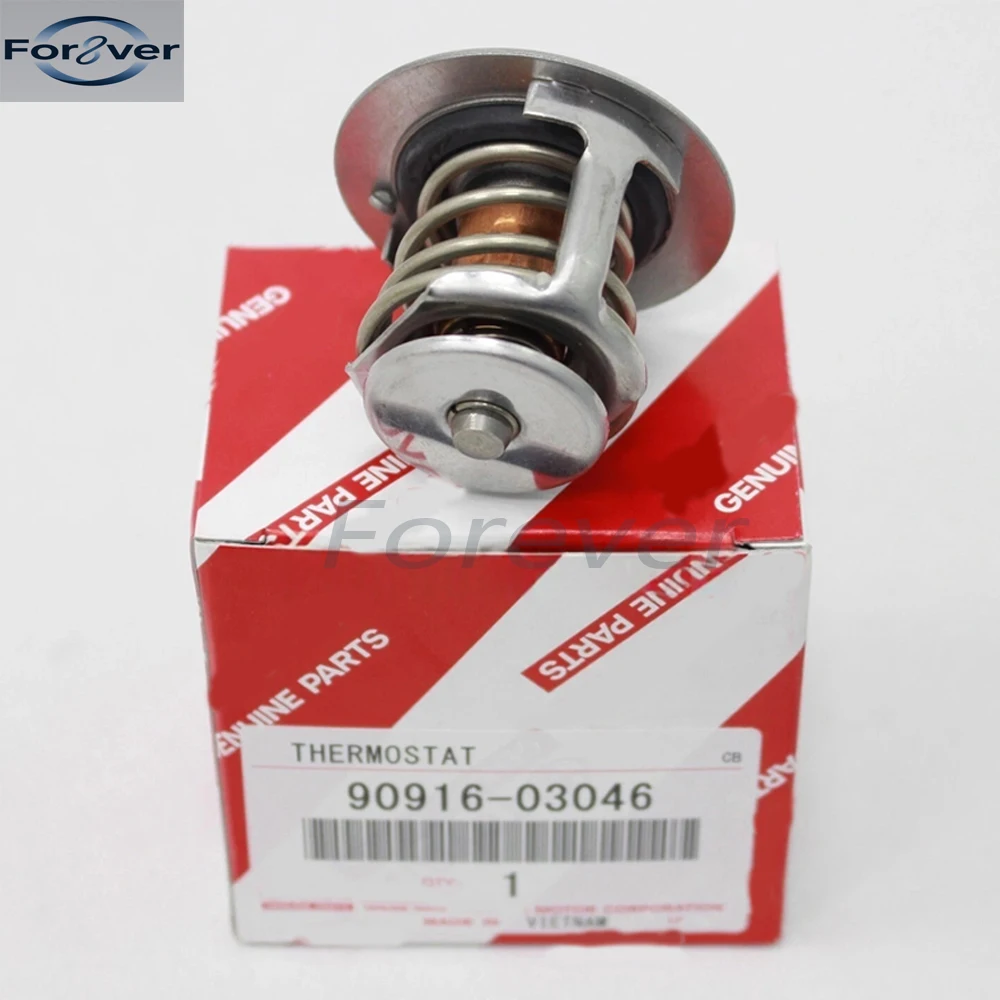 

New Engine Coolant Thermostat Fit For 1982-1997 Toyot-a Corolla 1.6L 1.8L OEM 90916-03046
