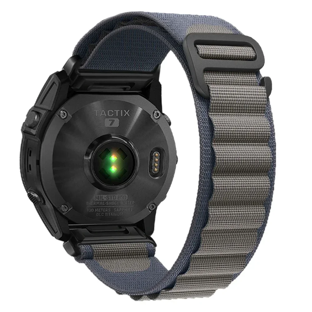 

Нейлоновый ремешок Quickfit 22 мм 26 мм для Garmin Tactix 8 47 мм 51 мм, ремешок для умных часов Garmin Fenix 8 9 7 8X 7X 6X Pro, аксессуары