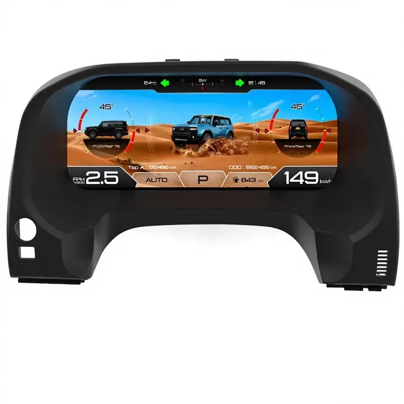【2026 Precision Made】 12.3inch LCD Dashboard Car Speedometer and Big Screen Instrument Cluster for Prado