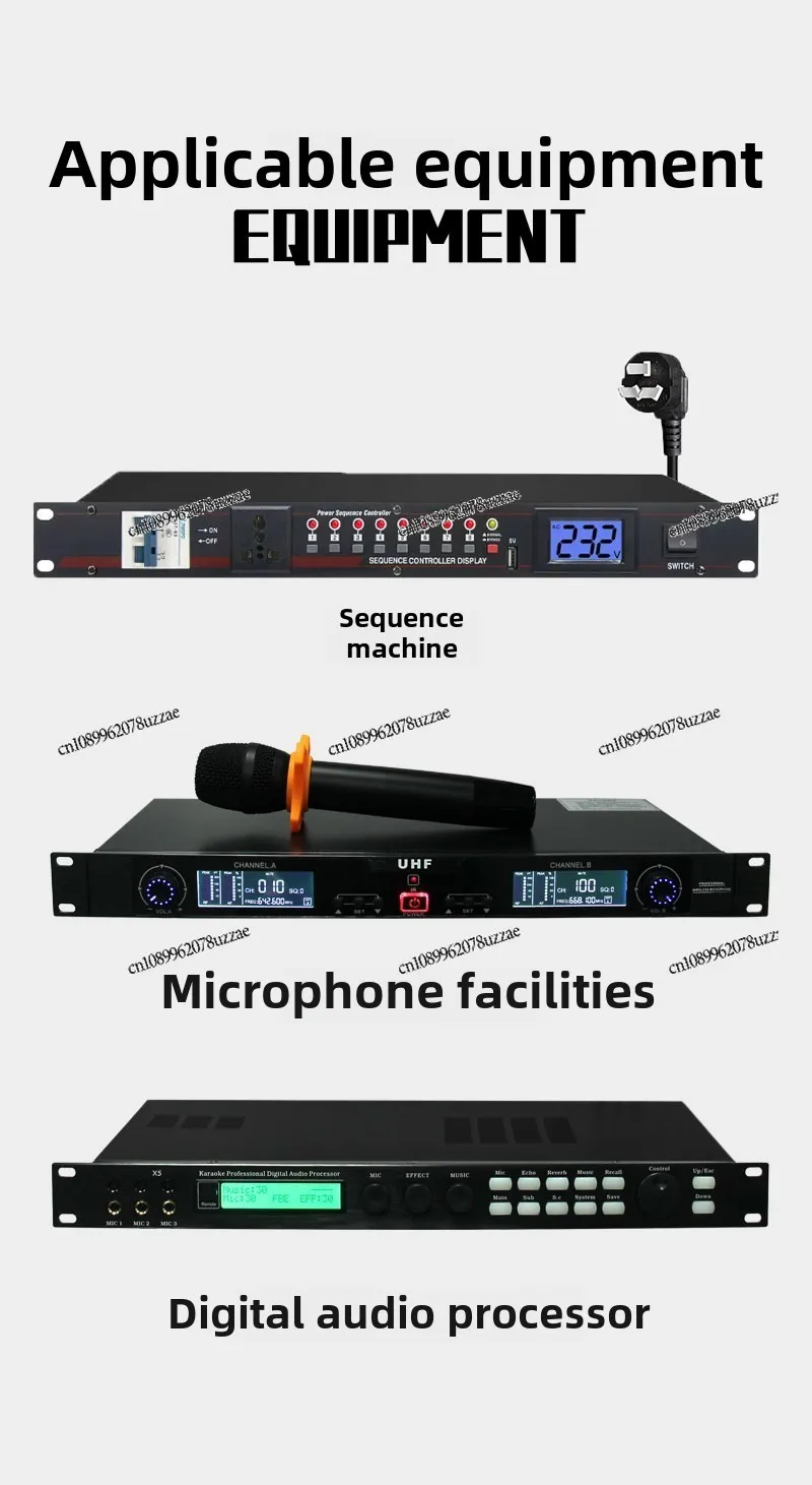 1U Rackmount Aluminum Case for Wireless Mic Receiver, Holds 1 to 2 Units