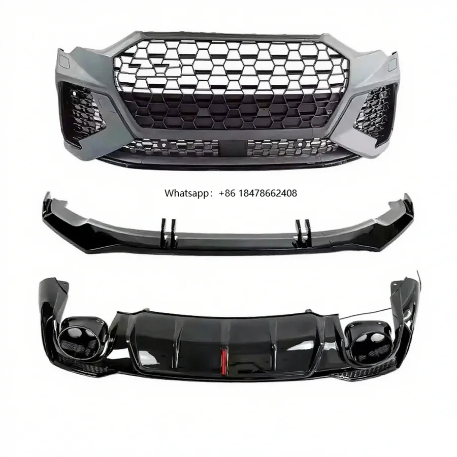 

Factory Price Q3 SQ3 Body Kit RSQ3 Style Front Bumper Kit Rear Bumper Diffuser for Q3 SQ3 F3 2020 2021 2023 Car Body Kits