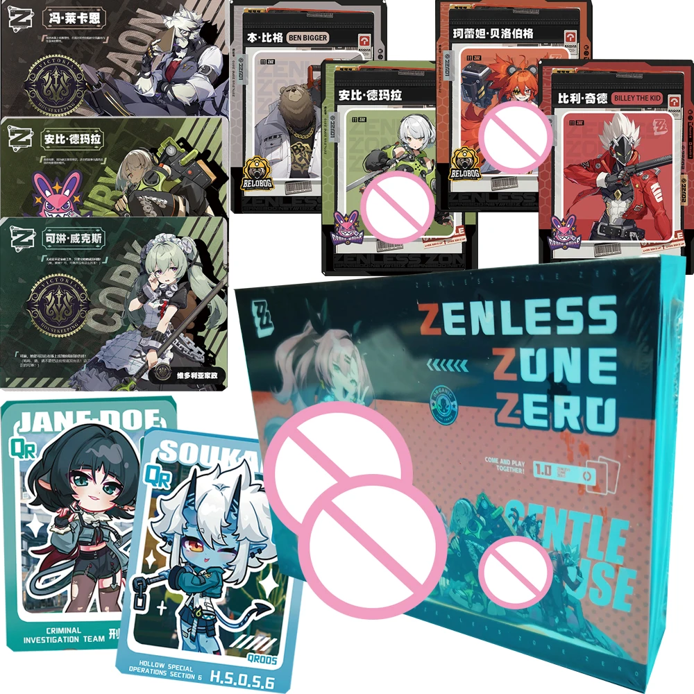 Game Zenless Zone Zero-verzamelkaarten Meeslepend avontuur Reizen ARPG Zeer populaire personages Zeldzame speciaal gevormde kaarten Cadeau
