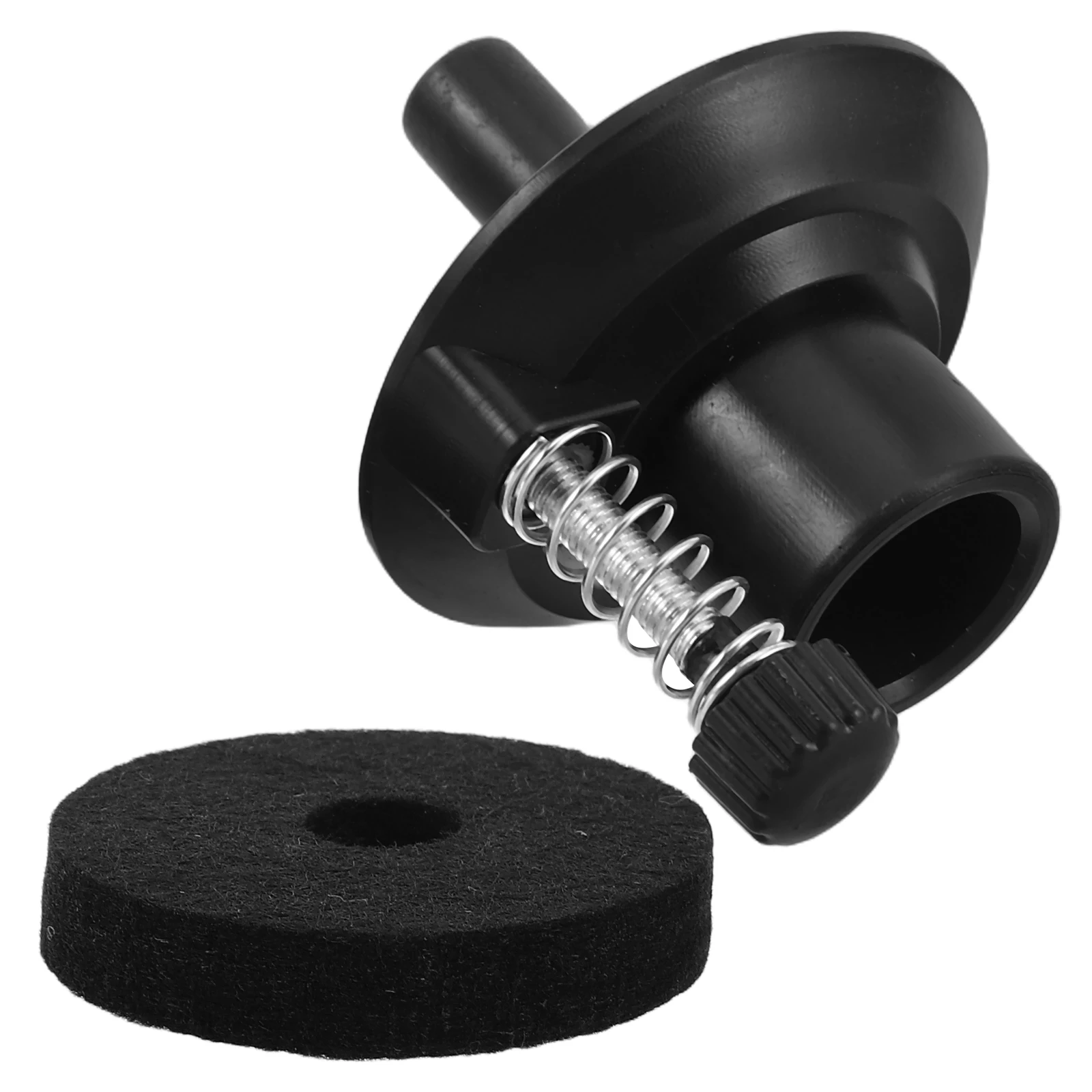 

1 Set Kit Accessories Cymbal Holder Felt Sleeves Plastic Mount Bracket Floor Protection Lightweight Durable Stand Parts Leg