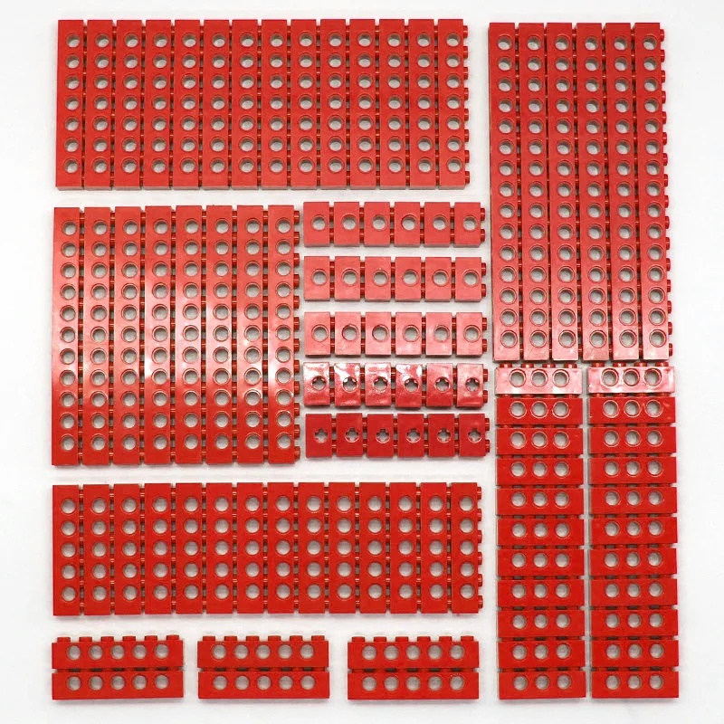 100 Stuks Bulk Technische Onderdelen Pin Liftarm Stenen Studless Beam Asplug Connector Tandwiel Bouwstenen Compatibel Speelgoed