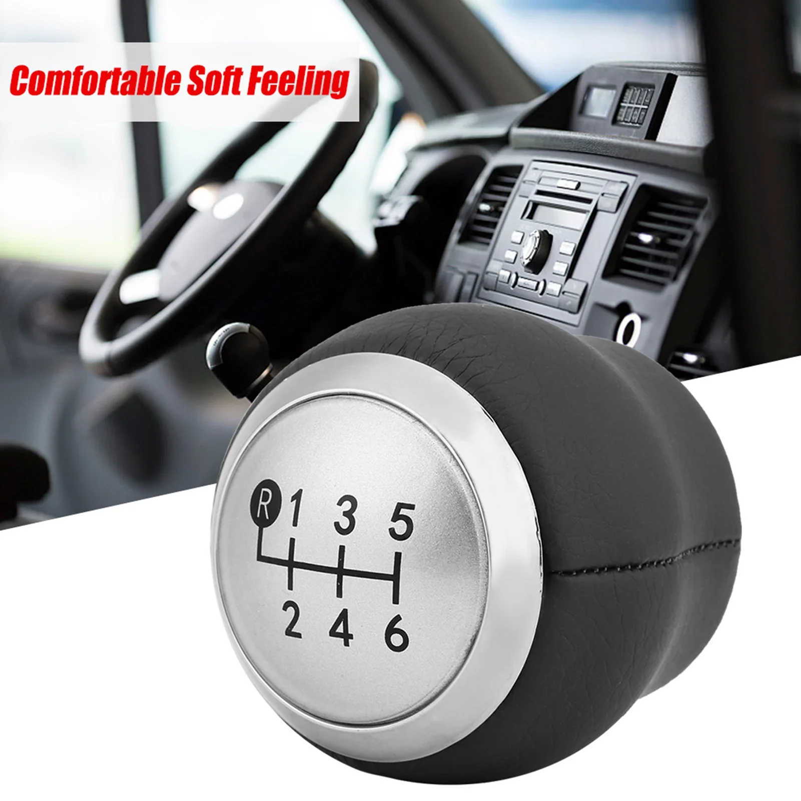 Car 6 Speed Gear Shift Lever Knob Head For Corolla 1.8MT YARIS AURIS AYGO