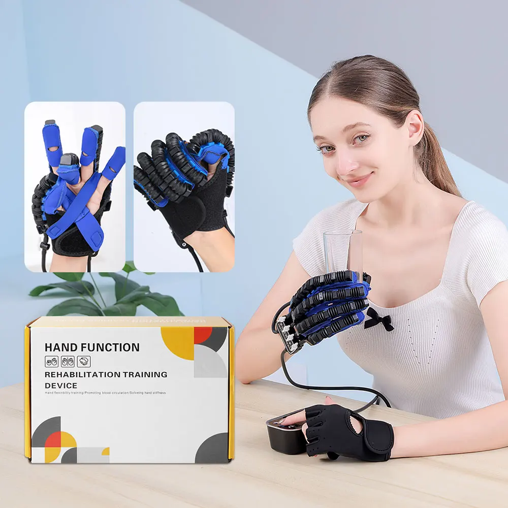 Hemiplegia Robot Gloves Hand Exercise Tool for Stroke Patient Robotic Rehabilitation Glove Cerebral Infarction Paralyzed Recover