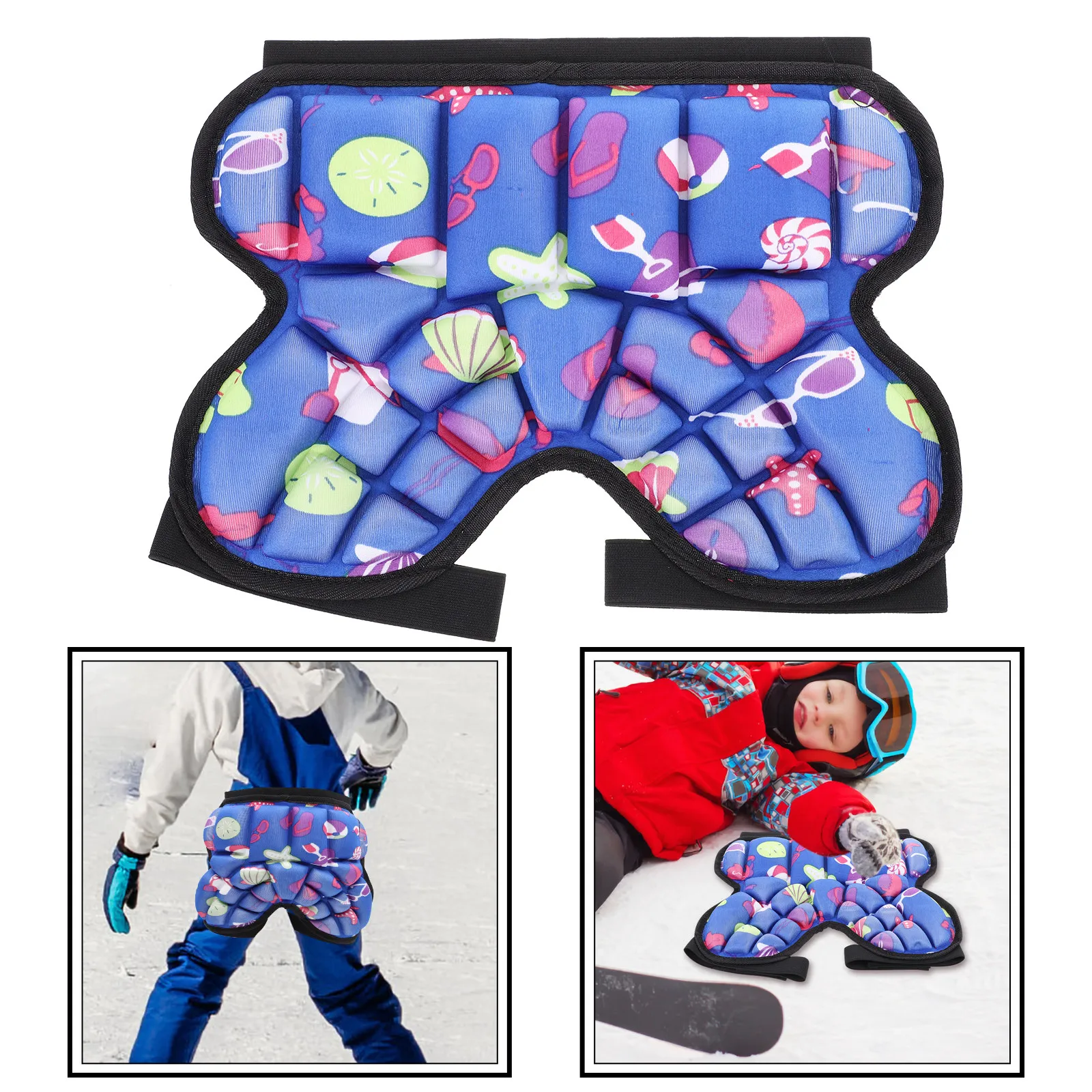 

Hip Protection Pant Eva Padding Breathable Comfortable Protective Sports for Skiing Cycling Skate Riding Youth Adults Hip