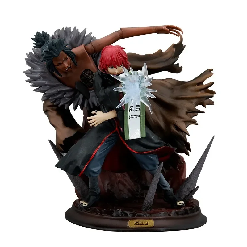 

NARUTO 24cm Uchiha Itachi GK Full-Length Portrait Akatsuki Sasori Figurines With Puppet Karasu Sandaime Kazekage Figure