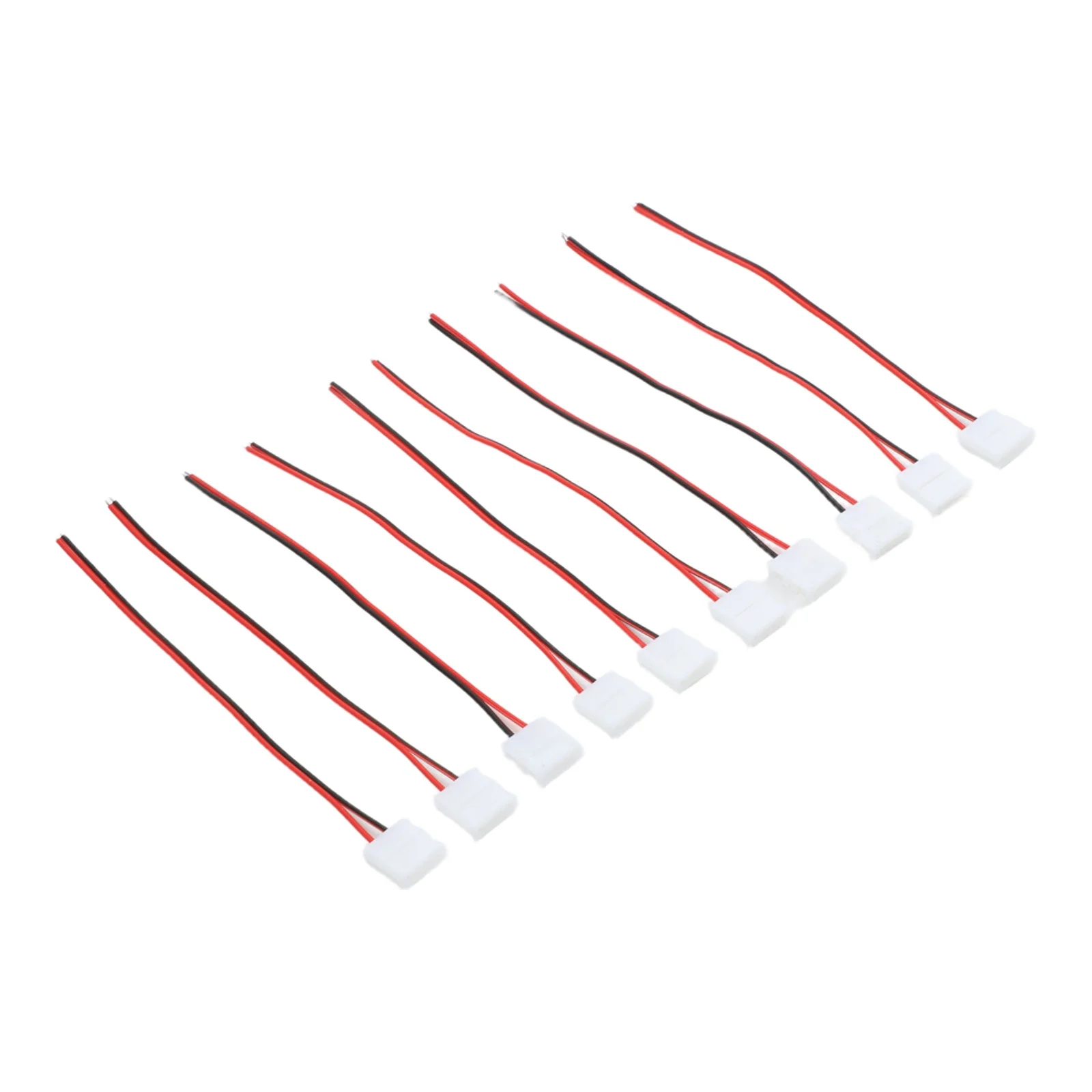 For 3528 LED Strip 2 Pin Connector DIY Lighting Setup 10PCS Packaging Creative Lighting Effects Good Quality Material