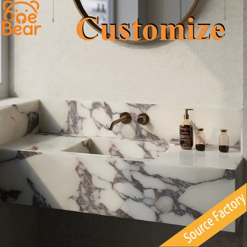 

Customizable Handcrafted Marble Basin, Artisan Workmanship, Premium Sink for High-end Projects.