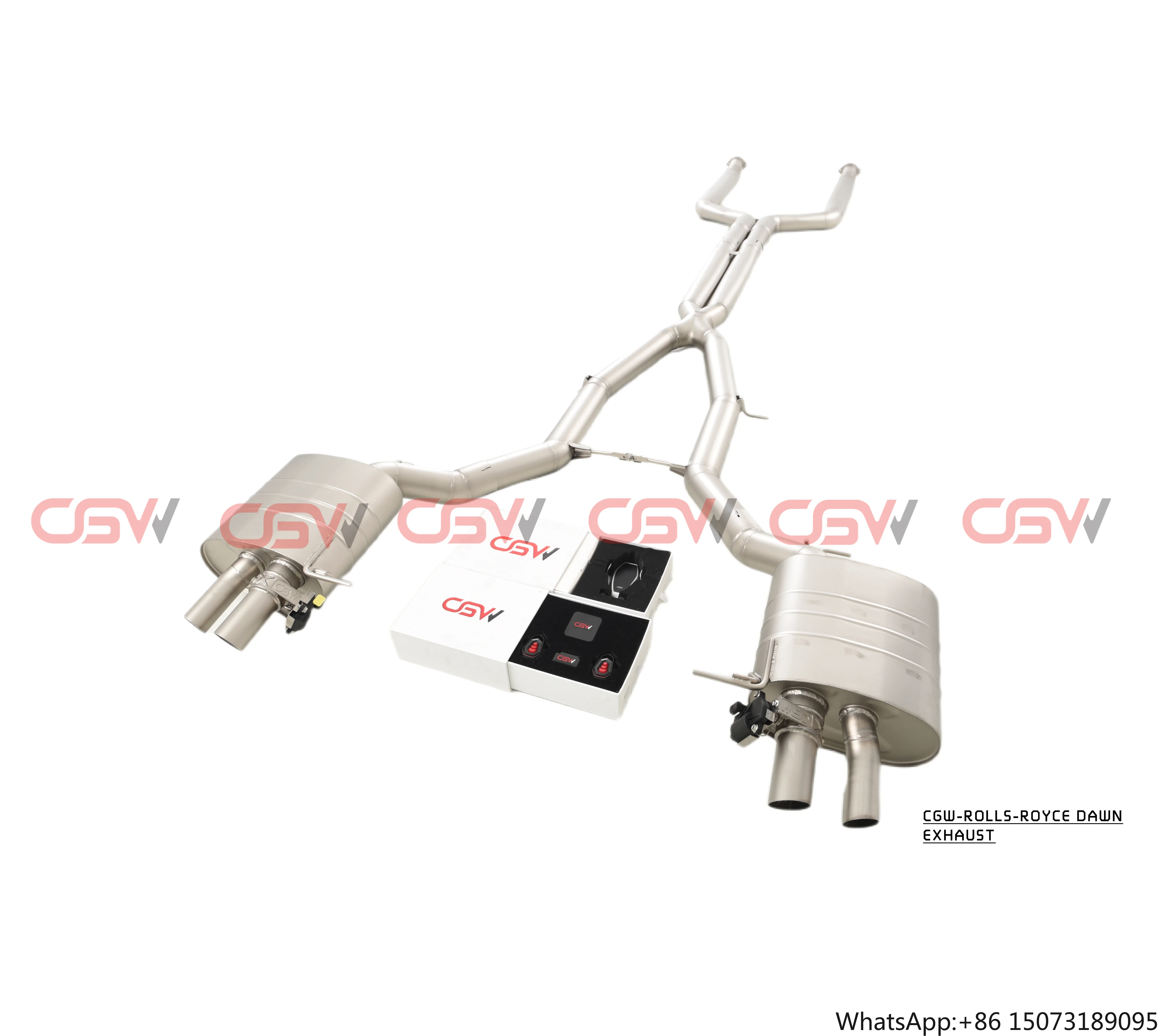 

CGW High Performance Electronic Valve Control System Catback Exhaust Pipes for Rolls Dawn 6.6T V12 2017