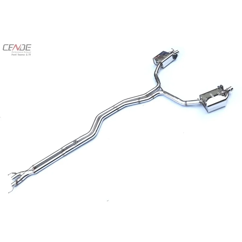 Premium OEM Custom Tip Ford Taurus F250 F150 Stainless Steel Titanium Catback Exhaust Valvetronic SS304 Pipe Racing Tuning Kit