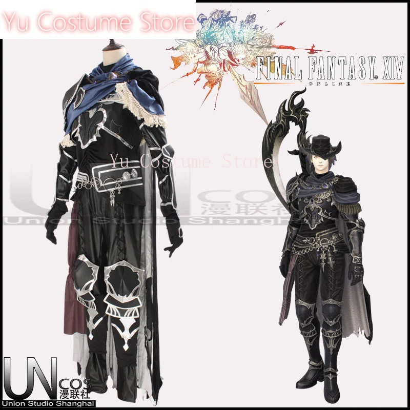 Yu Costume Game FF14  Final Fantasy XIV Zero Cosplay Costume Halloween Uniform Men Carnival Party Outfits Cos Clothing