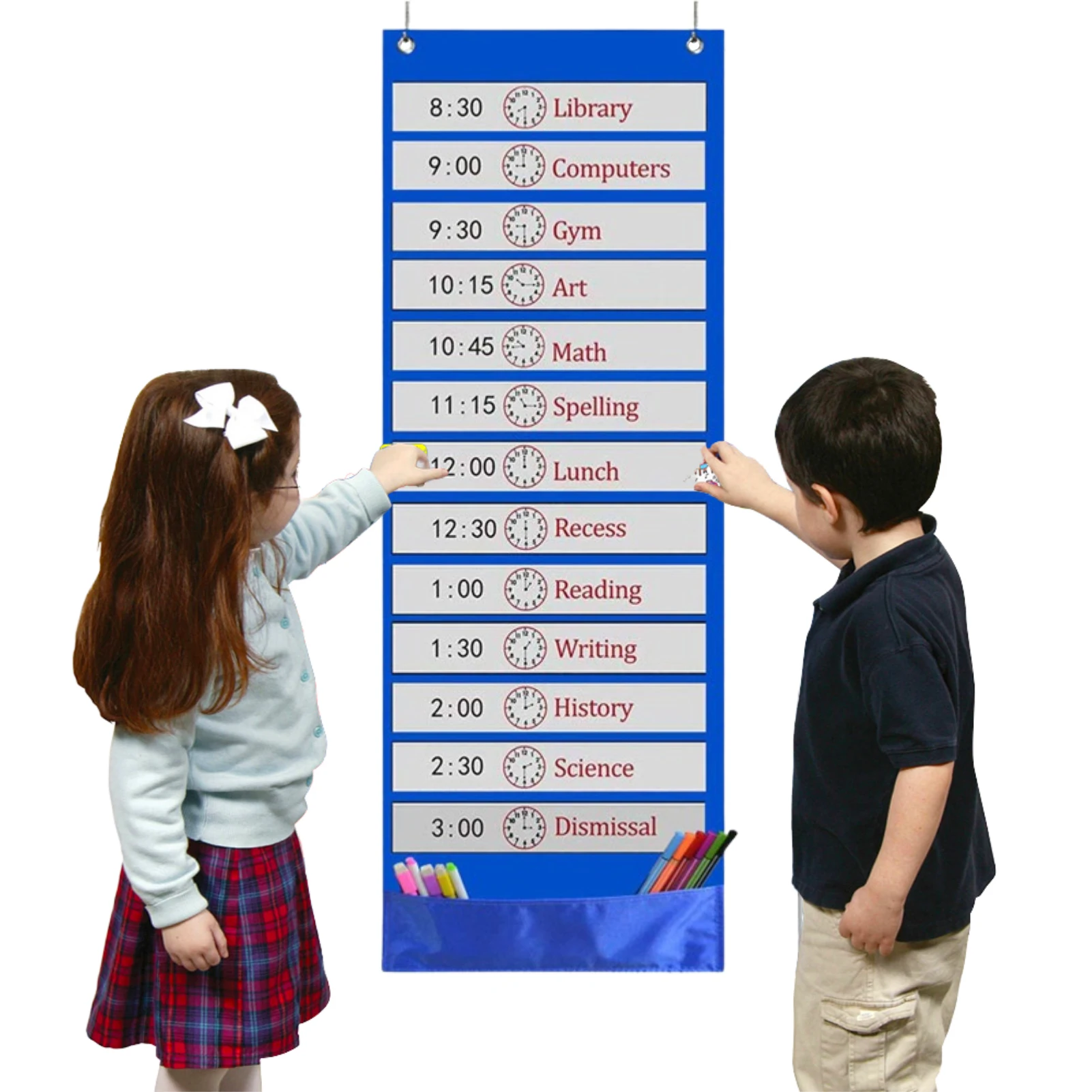 Daily Schedule Chart Daily Schedule Pocket Chart Education Scheduling Chart For Classroom Office Home Teachers Activity Supplies