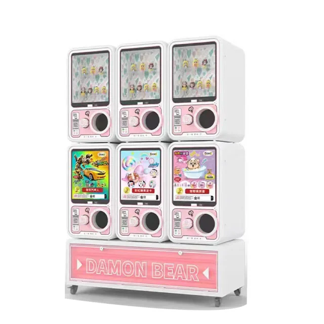 Custom Capsule Coin Operated Game Gacha Machine Double-Deck Capsule Japanese Capsule Toy Machine Vending Machine