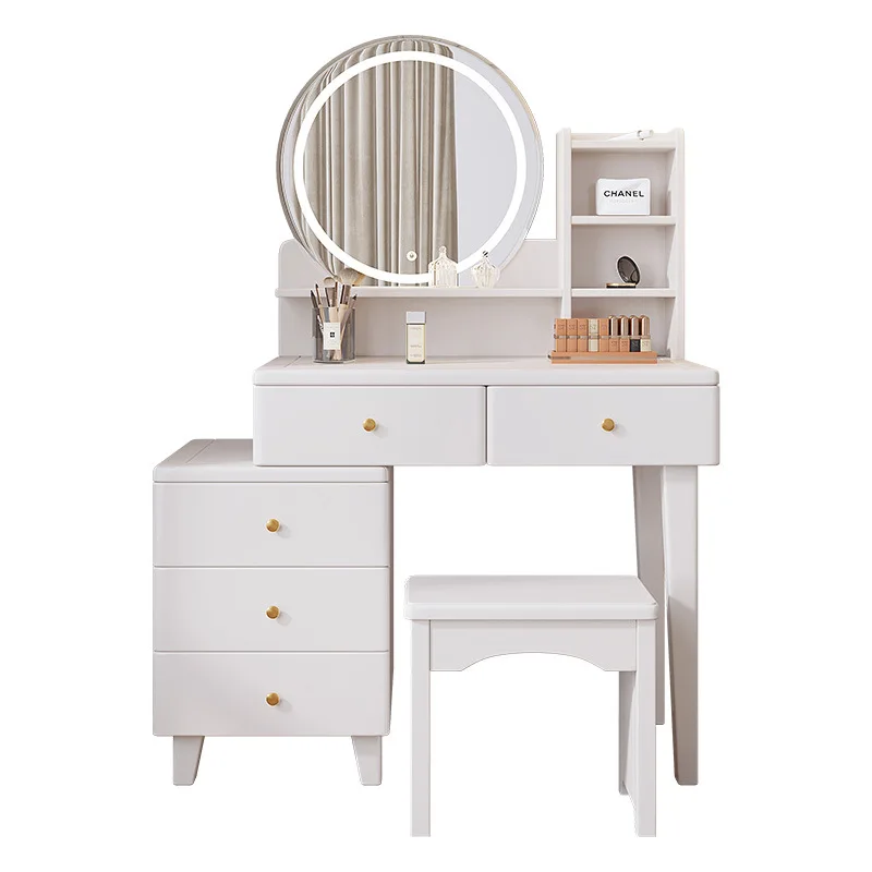 

Modern, simple, solid wood, dressing table, dressing table, cream style, light luxury, dressing table, chest