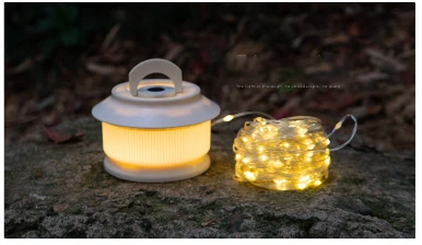 

Светодиодная гирлянда для кемпинга, 65,6 футов, на катушке, портативная, водонепроницаемая, для украшения палаток, навесов, вечеринок и балконов