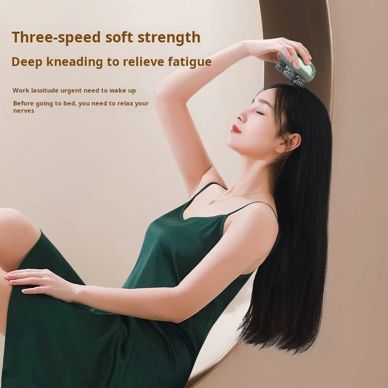 Smart Library Selling Multifunctional Fashion Home Travel Head Massager