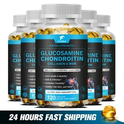 Chondroitin Glucosamine Capsules Turmeric Tablet for Knee, Joint Health, Bone Quickly Nutrition Supplement