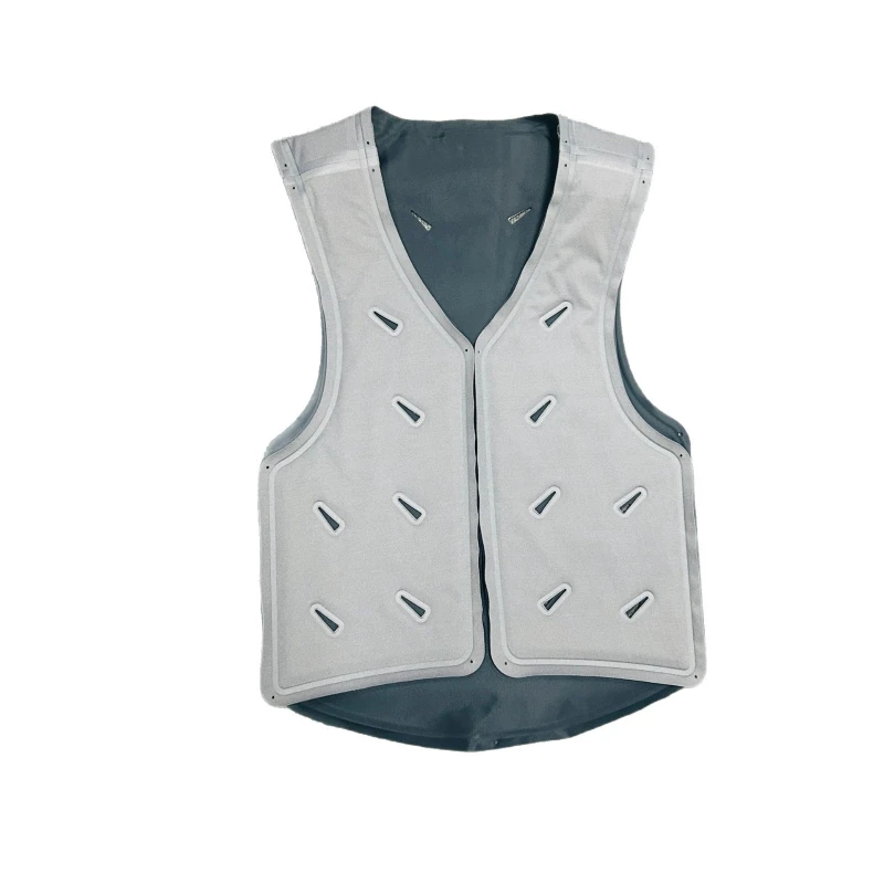 

Evaporative cooling clothing does not require power supply, physical cooling, air conditioning clothing, outdoor heatproof vest