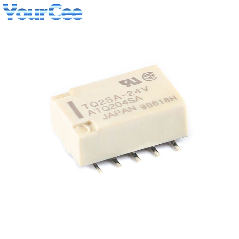5pcs Signal Relay 1A TQ2 5V 12V 24V TQ2-5V TQ2-12V TQ2-24V TQ2SA 3V 5V 12V 24V ATQ201SA ATQ209 Relays 10 Feets Pins TX2SA TX2 8P