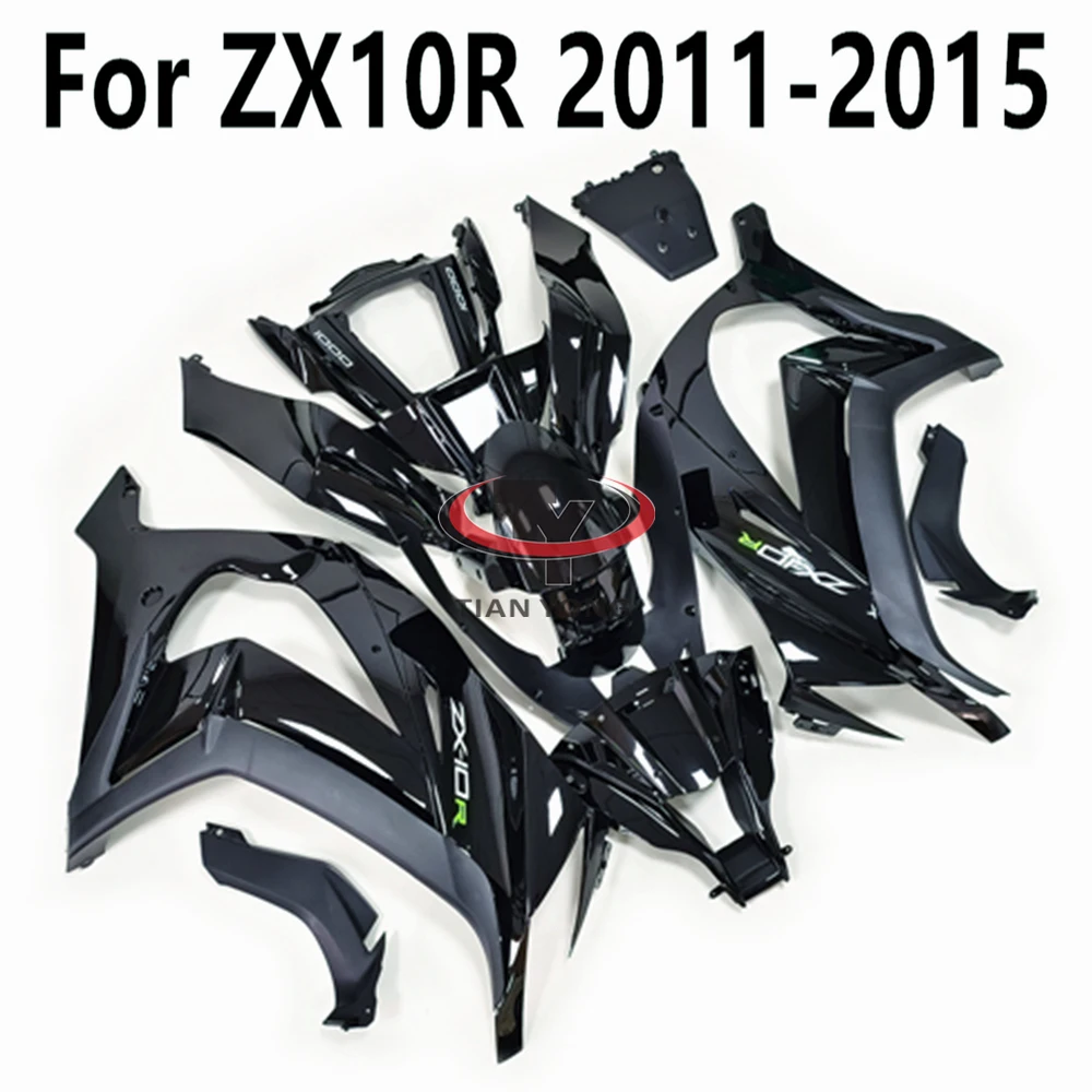 

Motorcycle For Kawasaki ZX10R Full Fairing Kit All Shiny Black Bodywork Cowling ZX10 R ZX 10R 2011 2012 2013 2014 2015