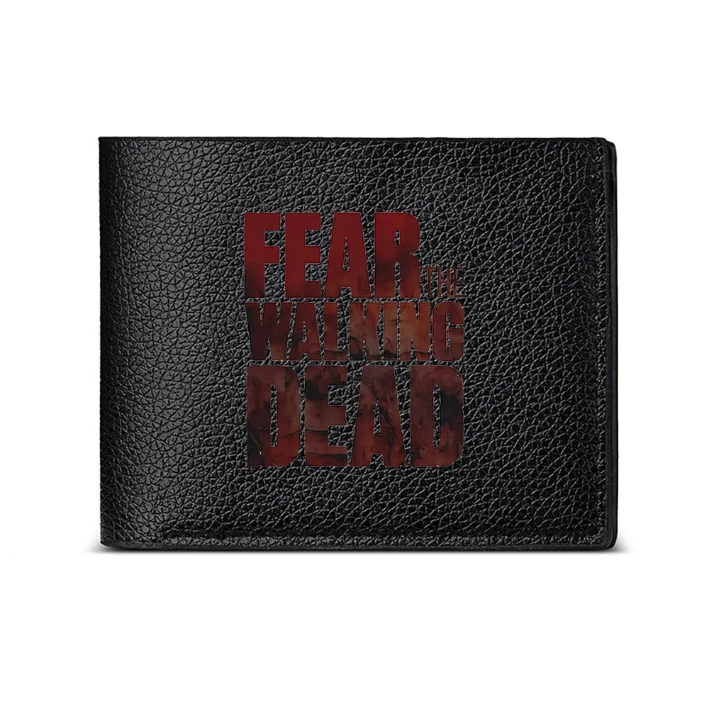 Fear The Walking Dead Men's Wallet With Bold Graphic Design For Casual Business And Fashion Style Statement
