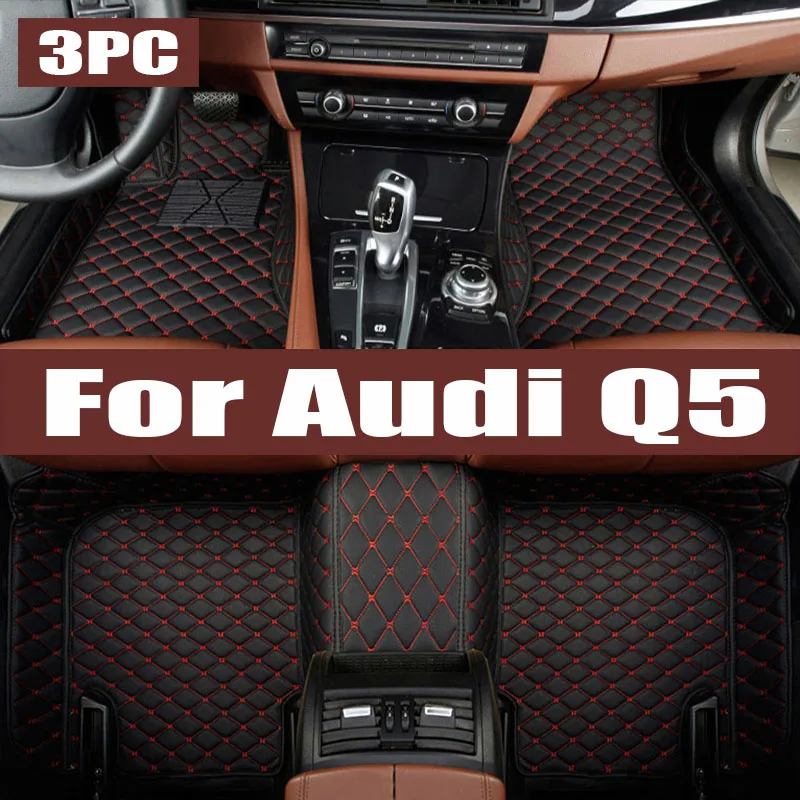 

3D TPE LHD Q5 Car Floor Mat For Audi Q5 2009-2019 Car Floor Liner Tray Foot Mat Pad Carpet Carpets Auto trunk mat