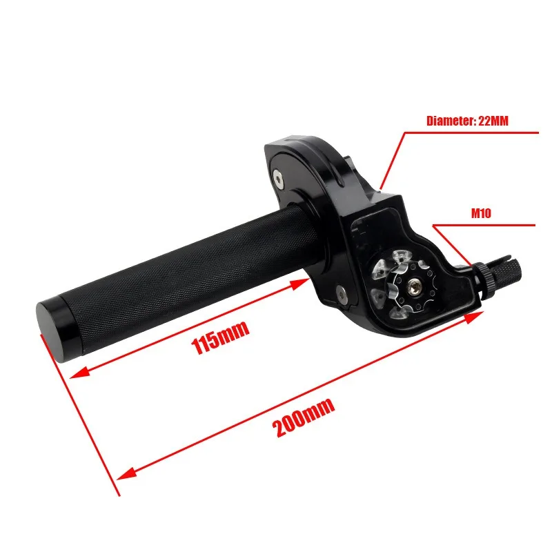 Off road motorcycle modification 22MM throttle visual handle CNC large torque oil filler handle sleeve