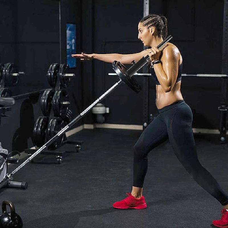 Home Gym Strength Training Equipment, Straight Bar Landmine Handle Attachment for Deadlift Squat, Single Arm Row, Press Workout,