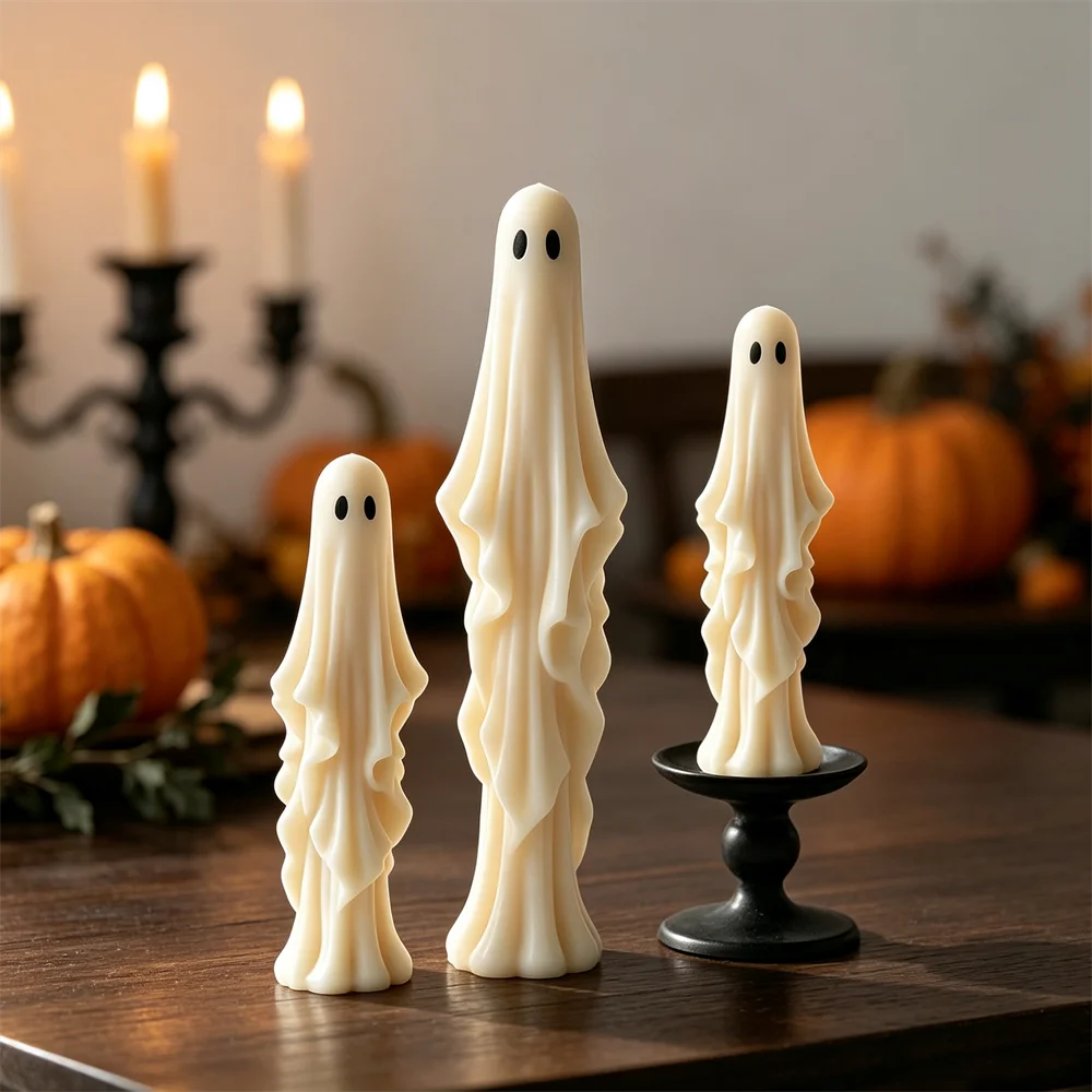 แม่พิมพ์ซิลิโคนรูปแท่งยาวลายผี - Candle Supplies Store บทวิจารณ์และราคา