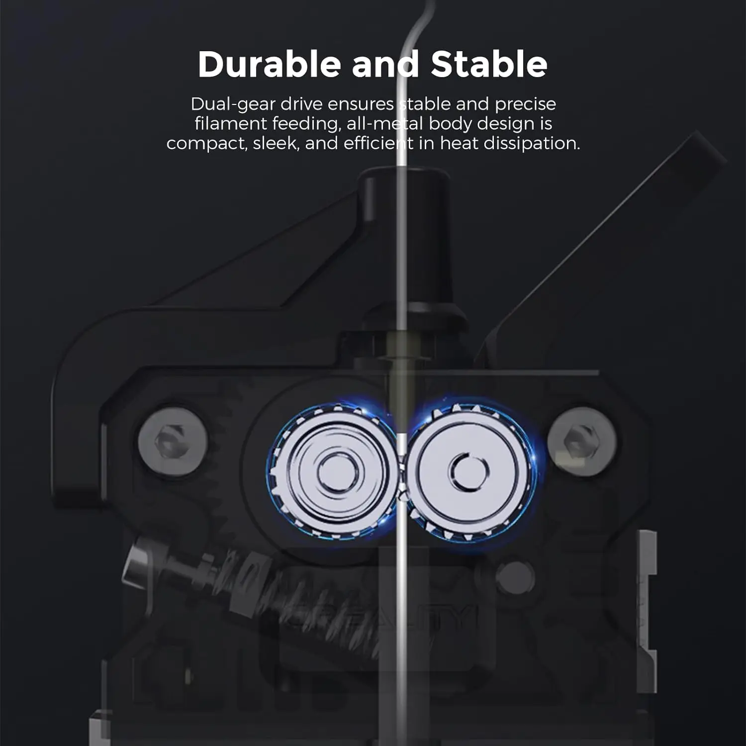 Imagem -03 - Extrusora Oficial Sprite Direct Drive Dual Gear Kit de Atualização se Compatível com Ender Ender v2 cr 10