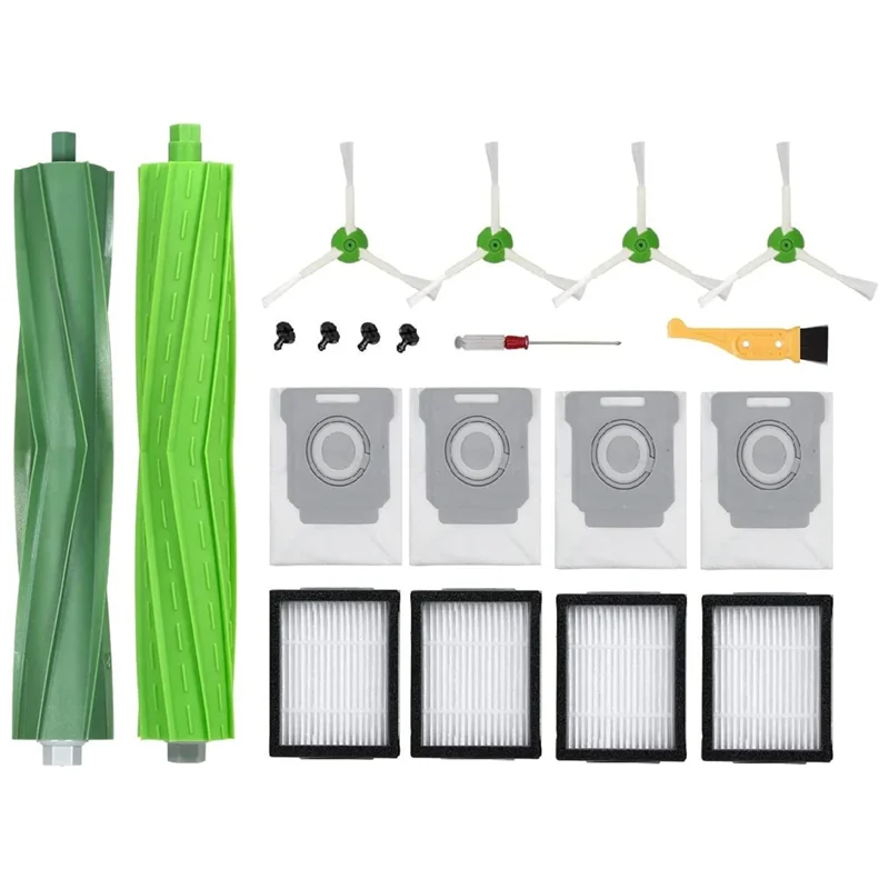 Parti di ricambio per iRobot Roomba I7 I7+ I3 I3+ I4 I6 I6+ I8 I8+ J7 J7+ Plus Sacchetti filtro per spazzole a rullo per aspirapolvere