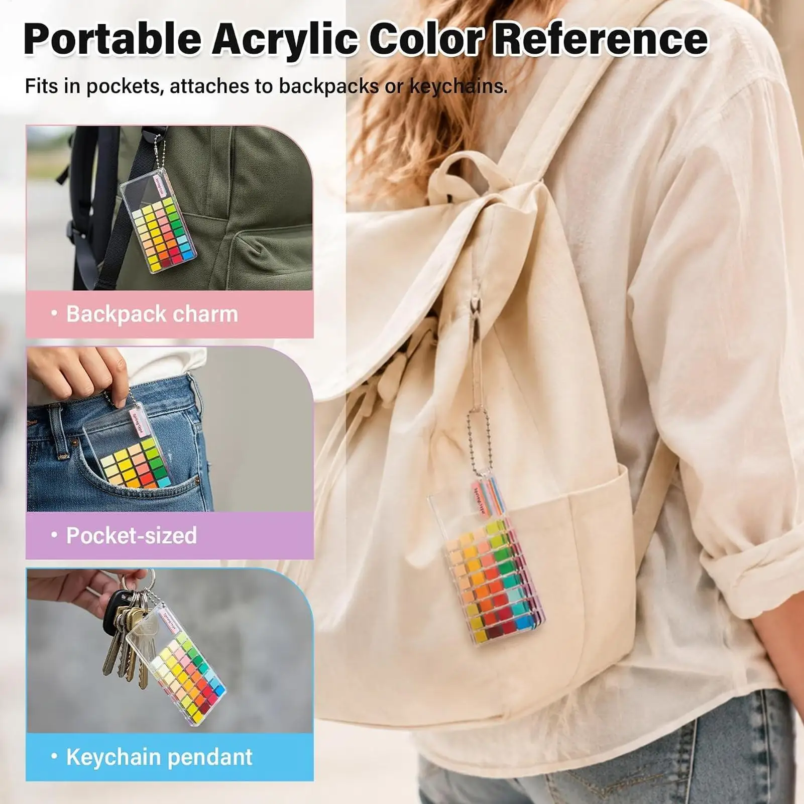 4-Season Personal Color Analysis Cards Portable Skin Tone Matching Palette for Outfits Makeup, Seasonal Color Guide for Stylists
