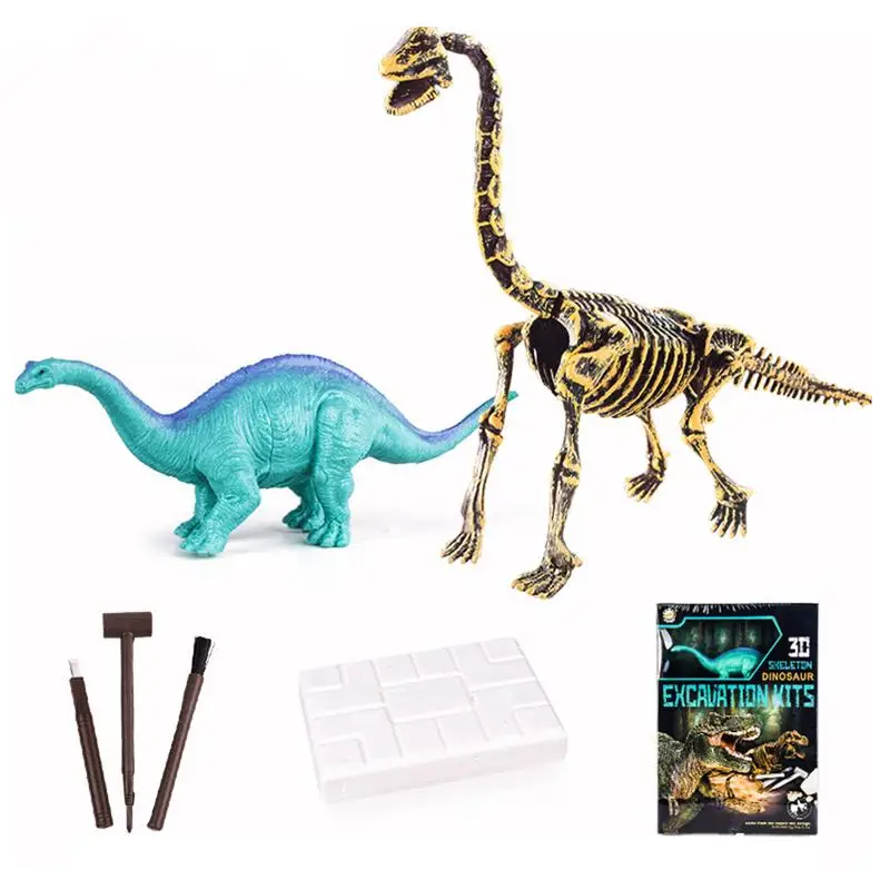 Dino Digging Kit For Kid Dinosaur Toys Science Educational Kit Kids Gift Easter Basket / Stocking Stuffers Science Activities