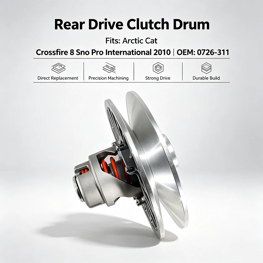 Rear-Wheel-Drive Clutch Drum for Snowmobiles For Arctic Cat Crossfire 8 LE CF8 1.5 2.25 LTD Sno Pro F570 T570 LYNX 2000