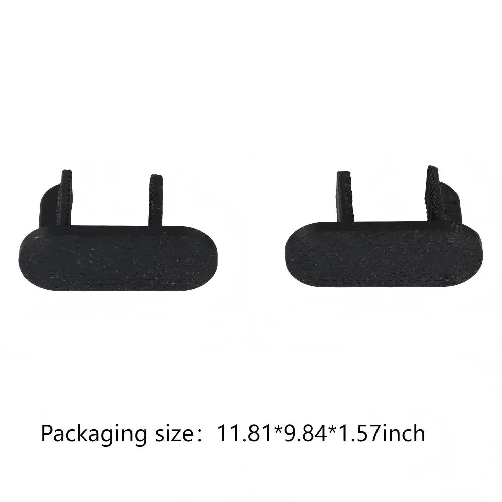 Black Plastic Durable Parcel Shelf Clip 2pcs Trunk Partition Clamp For Ford Fiesta Mk8 2017 Onwards Auto Interior Parts