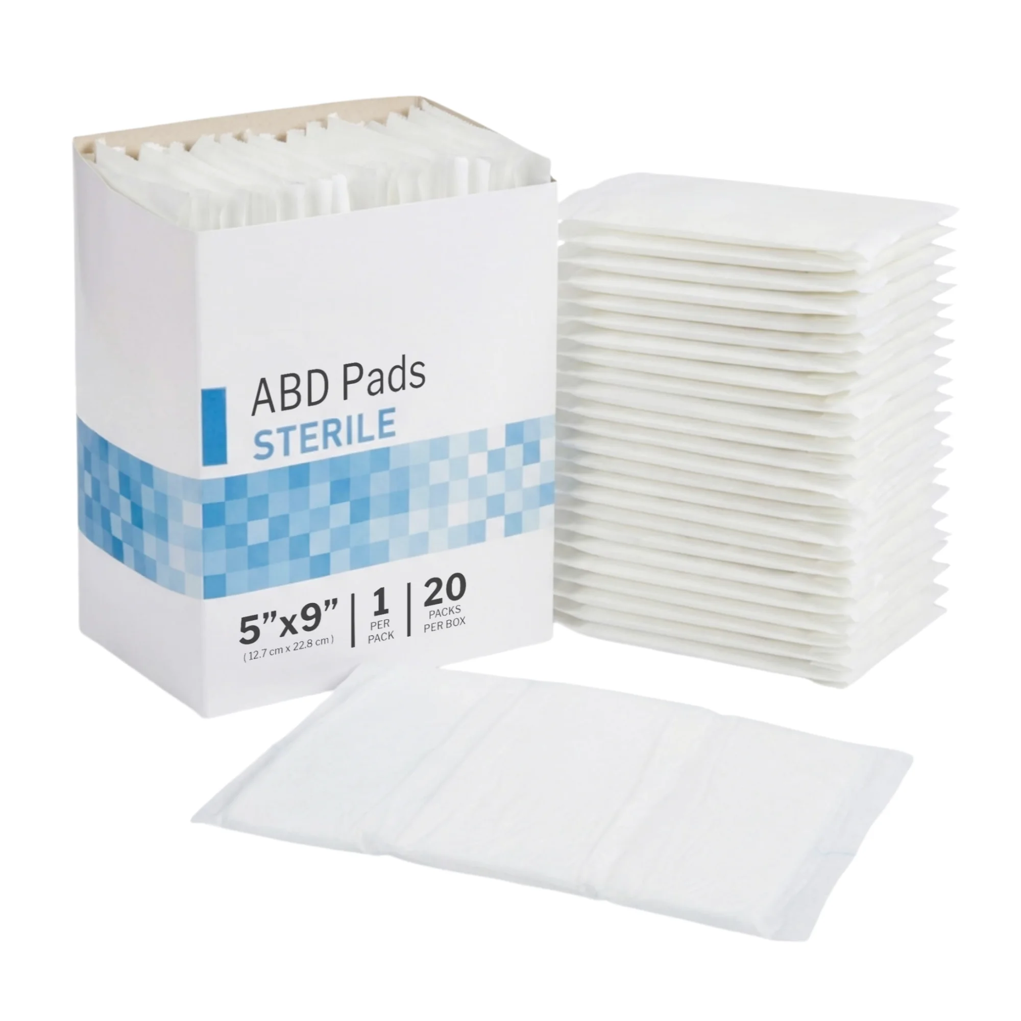 5/10Pcs Trauma Pads Hemostatic Stop Bleeding Absorbent Emergency Abdominal Dressing First Aid Kit Wound Sterile Non-woven Care