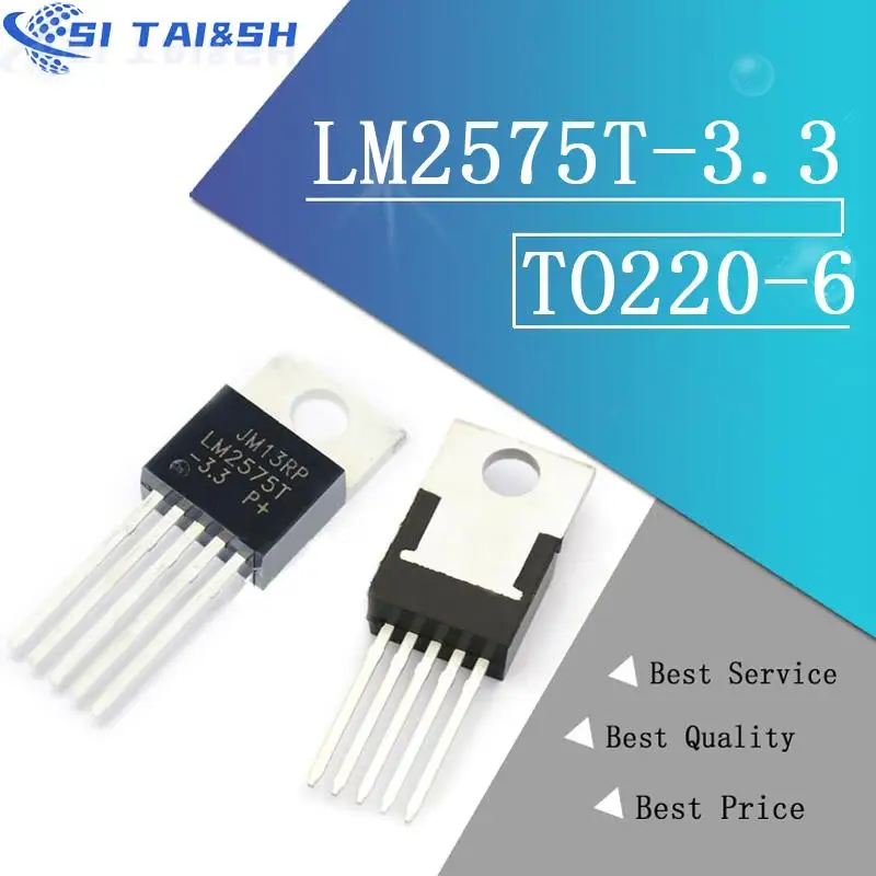 10pcs LM2575T-ADJ TO220-5 LM2575-ADJ TO-220 LM2575T LM2575T-12 LM2575T-3.3 LM2575T-5.0 LM2575-ADJ LM2575-3.3 LM2575-5.0