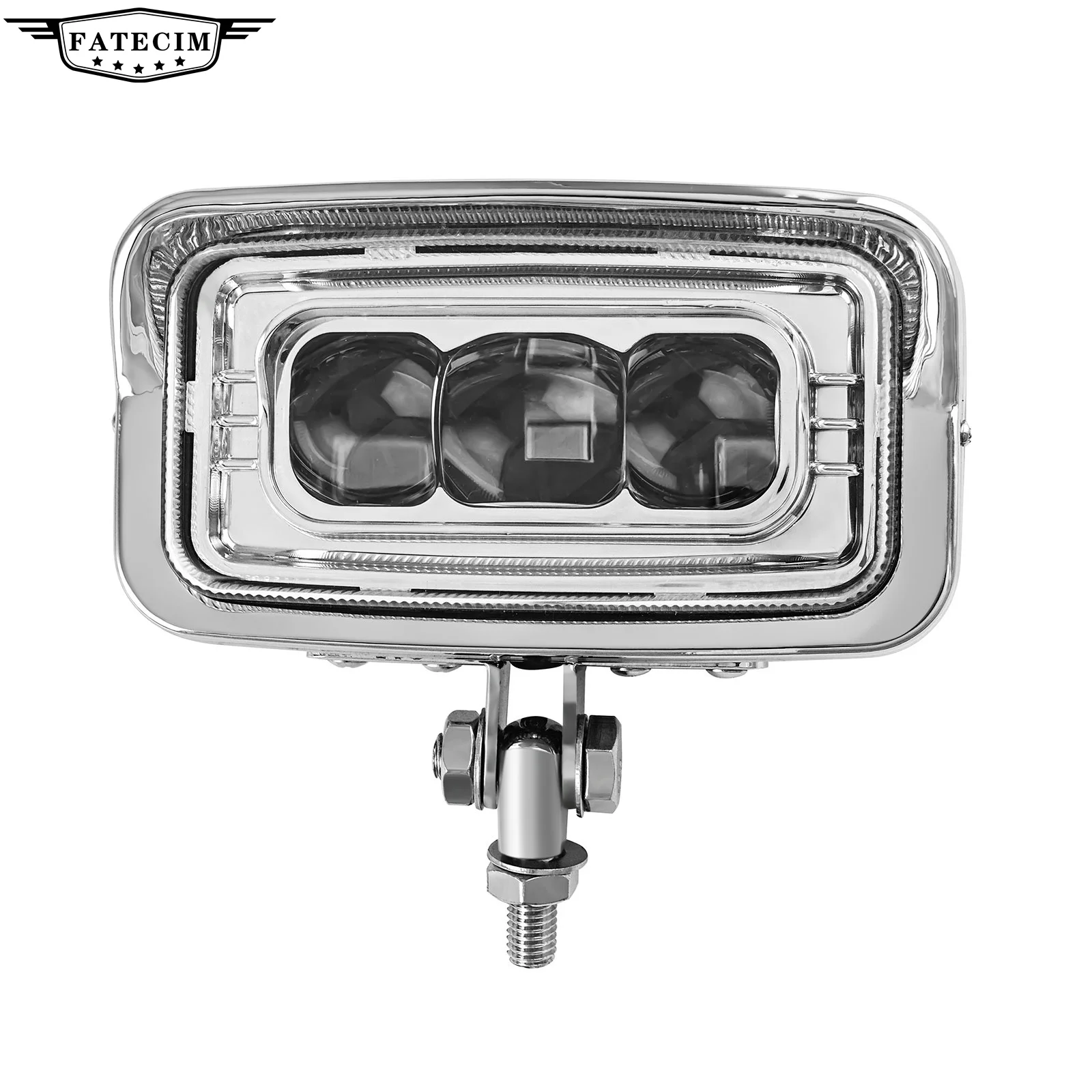 

Motorcycle LED Square Light Rectangle Light For Harley Touring Cafe Racer Chopper Bobber