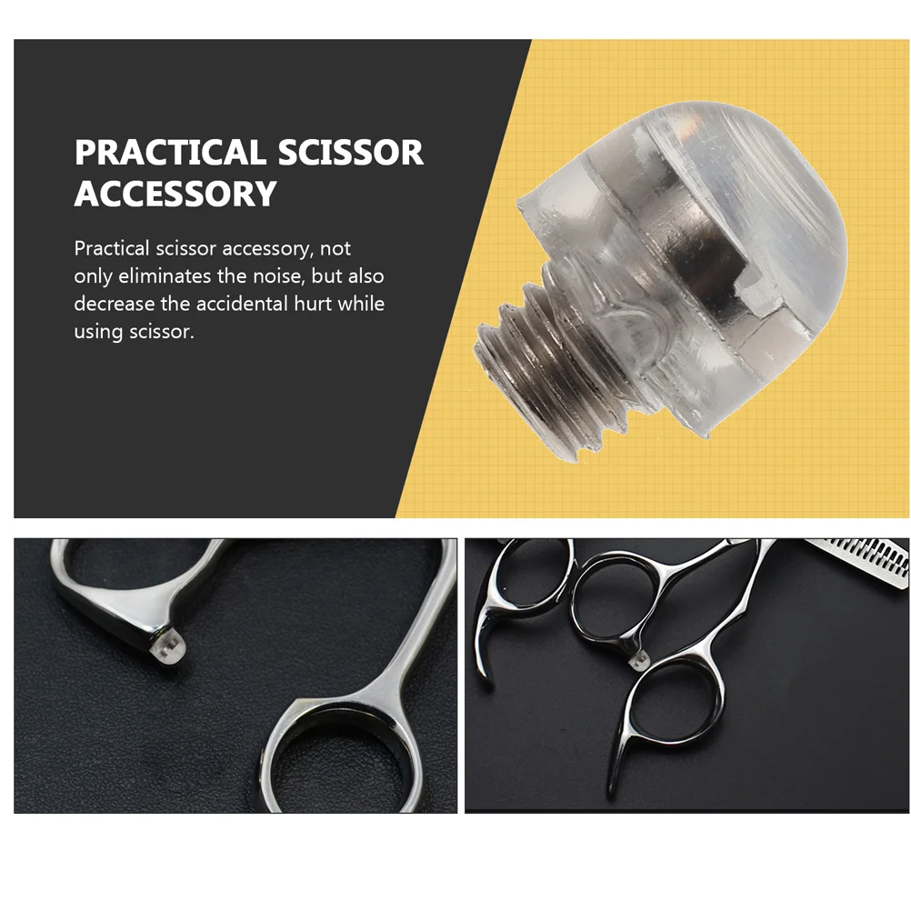 20 Pcs Combs Hair Scissors Muffler Silencing Tools Clippers Bumpers Accessories Salon Replacement