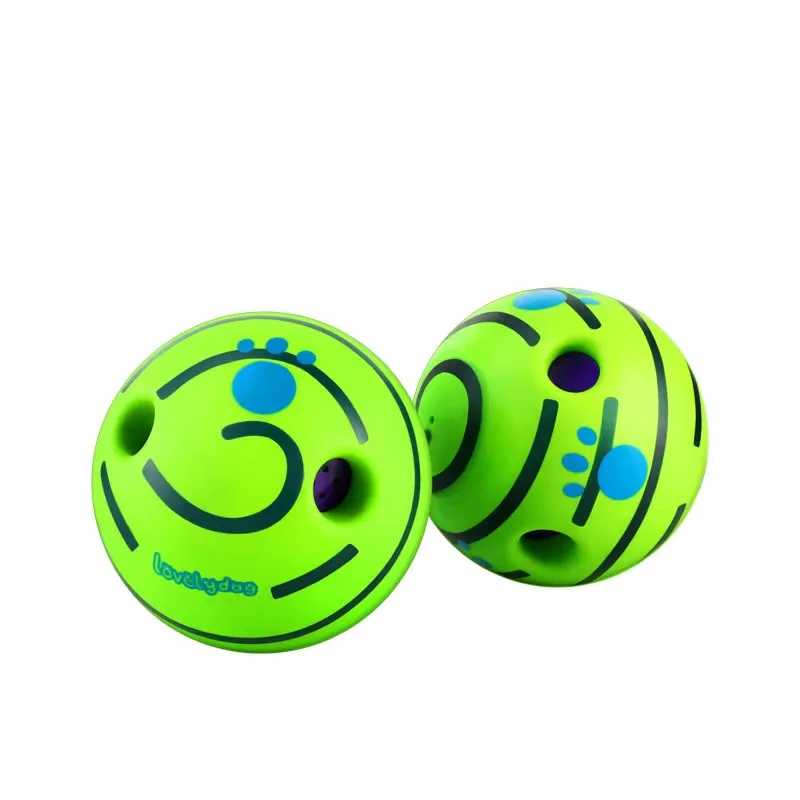 1PC Pet Dog Toy Rolling Vocal Giggle Grinding Teeth Relief Bite-resistant Pet Vocal Ball Big And Small Dogs Alike Like