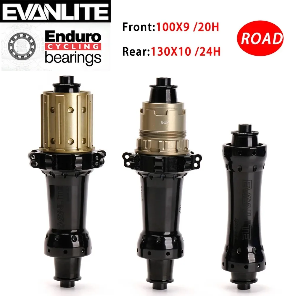 EVANLITE Road V brake ultra-light straight pull hub bicycle 20/24h hg/xdr ratchet seat 100x9 130x10 ratchet/60t