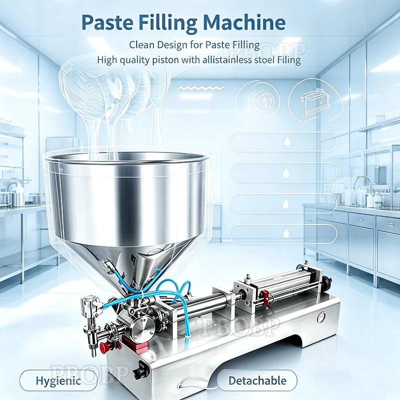 PBOBP Pump Honey Chocolate Peanut Butter Filling Machine Viscous Lotion Paste Mixing Filling Machine