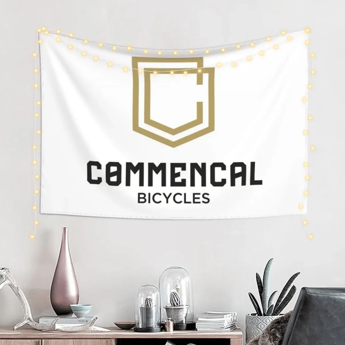 Logo Commencal Tapestry Aesthetic Decoration Kawaii Room Decor Home Decor Accessories Wall Coverings Tapestry