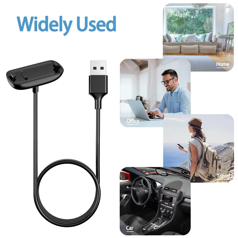 100cm Type C USB Charger For Fitbit Inspire 3 Fitness Tracker Charger Cradle Dock