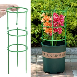 Detachable Plant Support Pile Garden Plastic Flower Stand Cage Grow Fixing Rod Vine Climbing Bracket Stake Holder Bonsai Tools